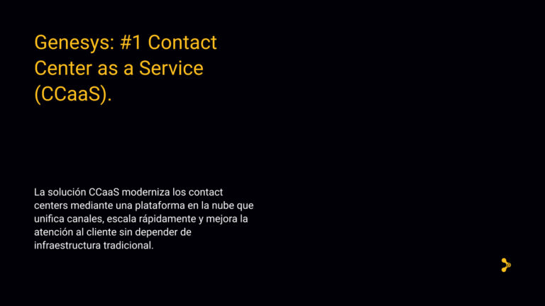 Experience - Genesys 1